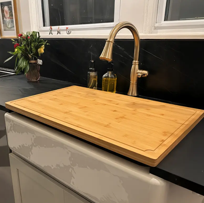 Large Bamboo Cutting Board – 4-in-1 Multifunctional Kitchen Board